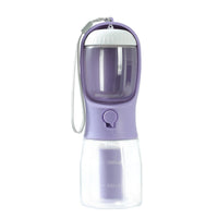 WalkMate Kit one-hand press dispenser dog water bottle