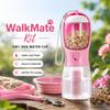 WalkMate Kit™ — 3-in-1 Portable Pet Water Bottle with Food Container & Poop Bag Storage